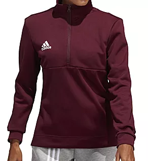Team Issue 1/4 Zip Maroon/White M