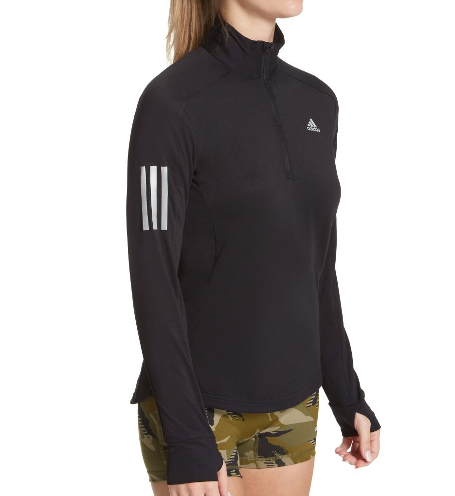 Own The Run 1/2 Zip Warm Sweatshirt Black L