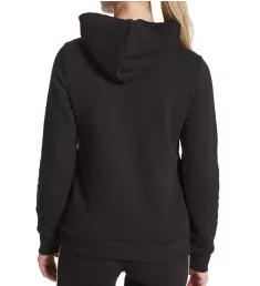 Essentials Logo Fleece Hoodie Black/White S