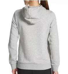 Essentials Logo Fleece Hoodie Grey/White S