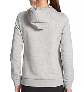 Essentials Logo Fleece Hoodie Grey/White S