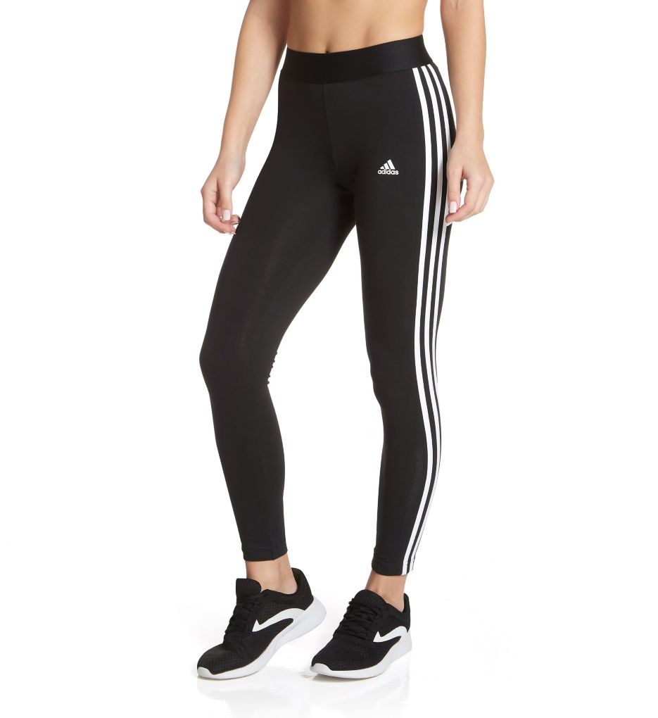 Adidas Women's 3-Stripe 7/8 Style High Rise Tight Fit Side Pocket