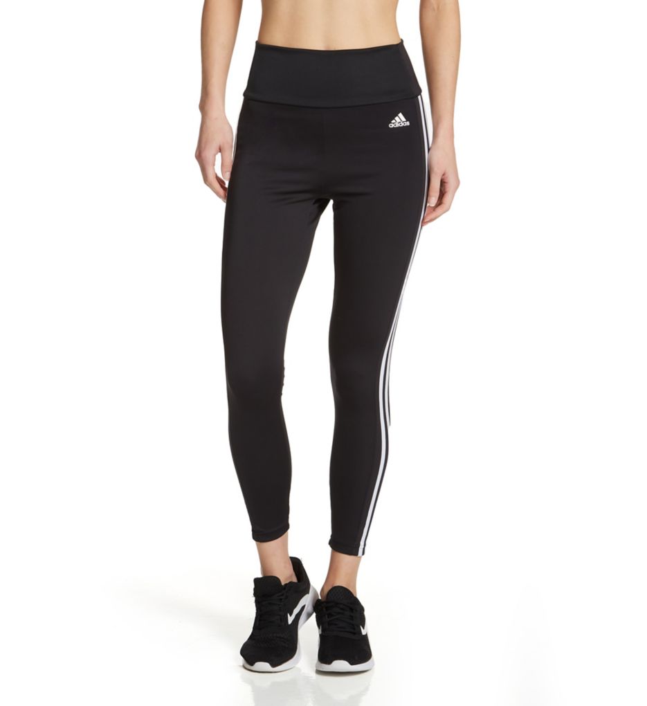 Adidas 3 Stripes High Rise 7/8 Length Tights GL4040 - Adidas Bottoms