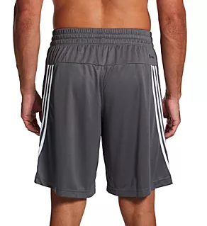 Originals 3 Stripes Knit Short Grey Four/White 2XL