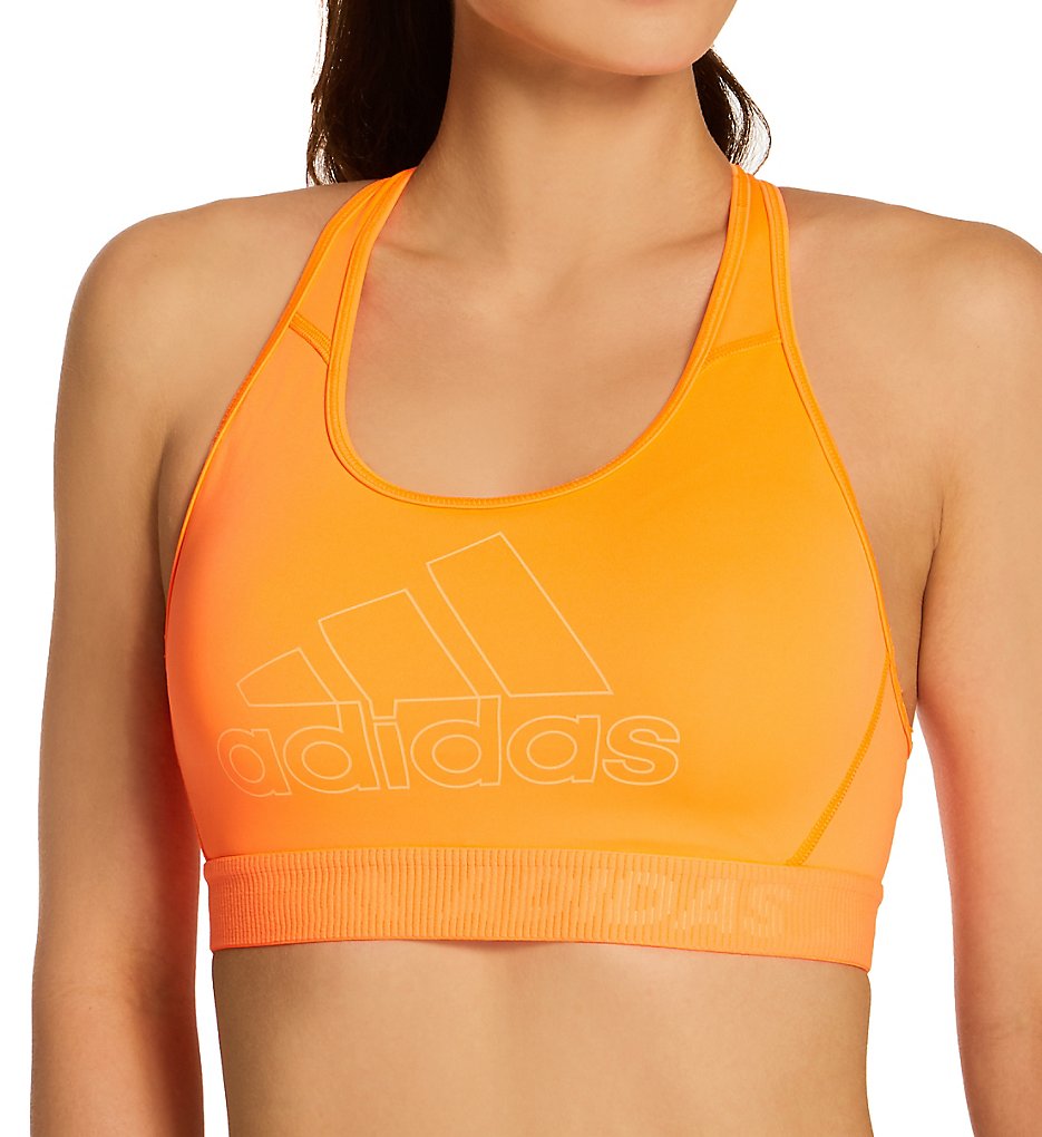 Adidas >> Adidas GM2837 Don't Rest Badge of Sports Bra (Screaming Orange XL)