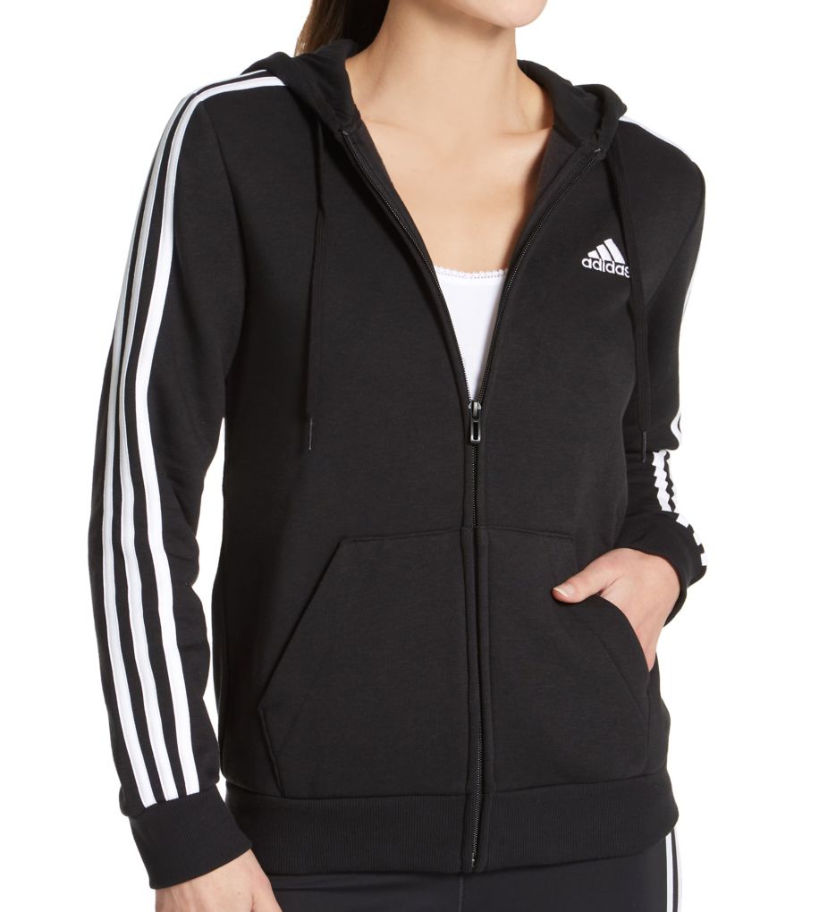 adidas Tiro Half-Zip Fleece Sweatshirt (Plus Size) - Black, Women's  Lifestyle