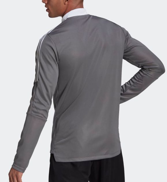 Adidas Tiro 21 Slim Fit Full Zip Track Jacket Team Grey Four S  - Image 2