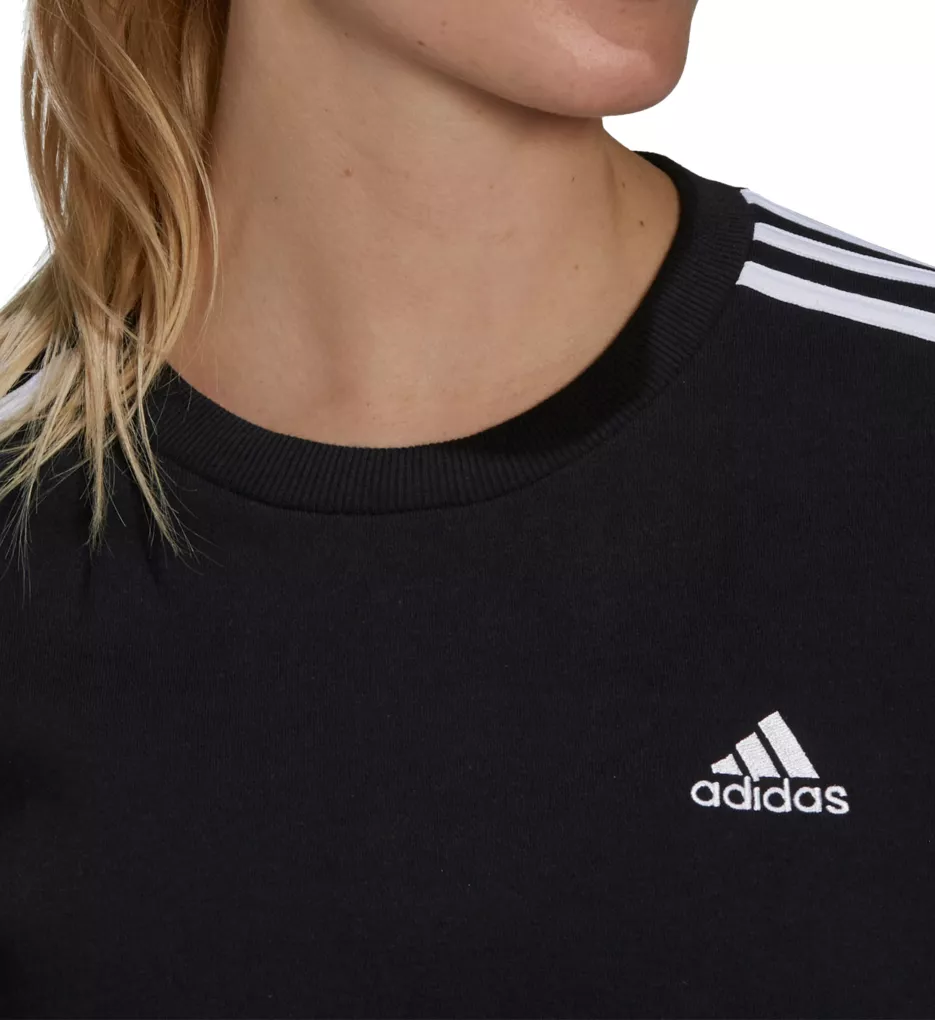 Adidas Essentials 3 Stripes Fleece Sweatshirt GS1344 - Image 3