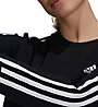 Adidas Essentials 3 Stripes Fleece Sweatshirt GS1344 - Image 4