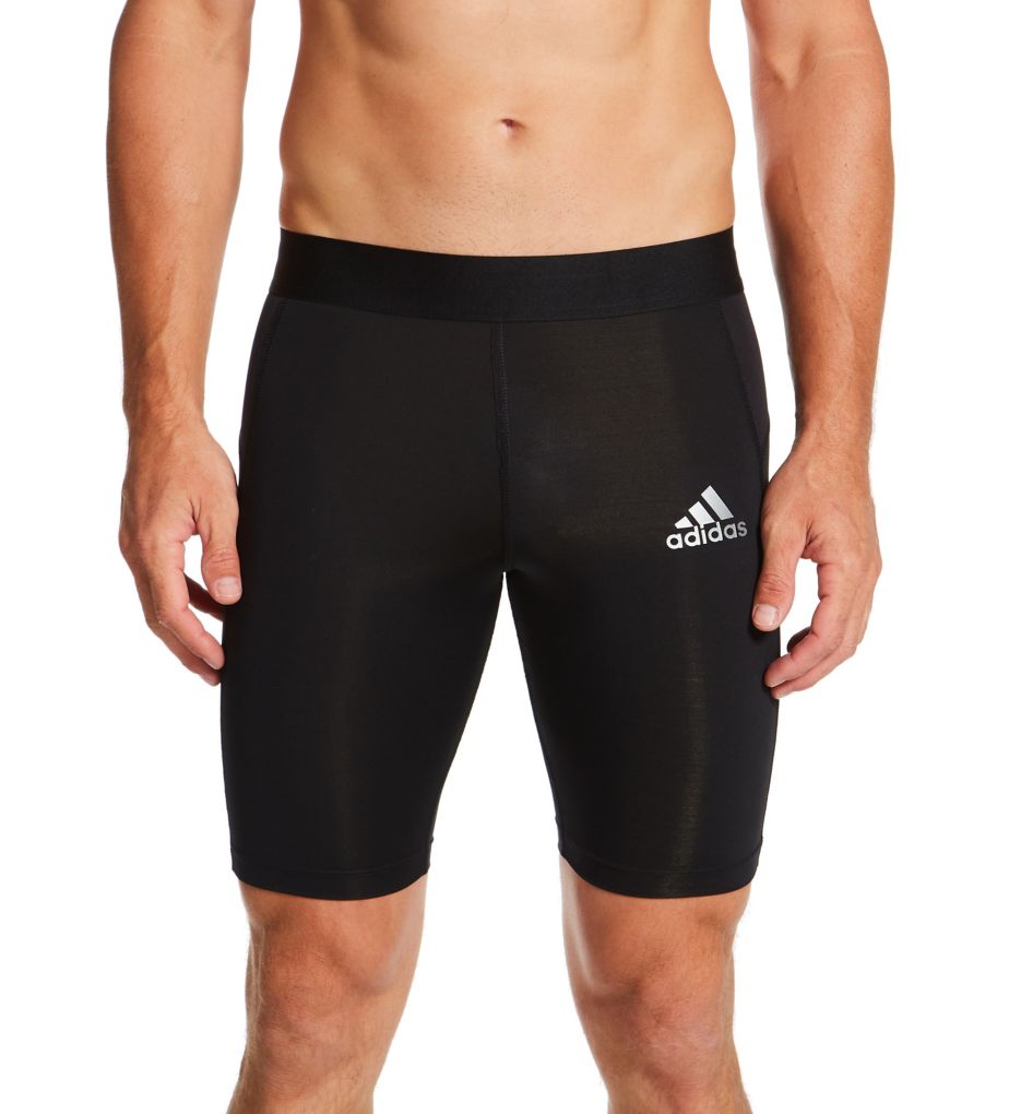 adidas Techfit Compression Shorts Men's Gray Used - Helia Beer Co