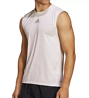 Techfit Sleeveless Compression Shirt White 2XL