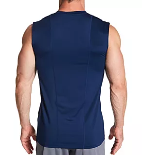 Techfit Sleeveless Compression Shirt Team Navy Blue 3XL