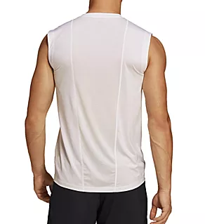Techfit Sleeveless Compression Shirt White 2XL