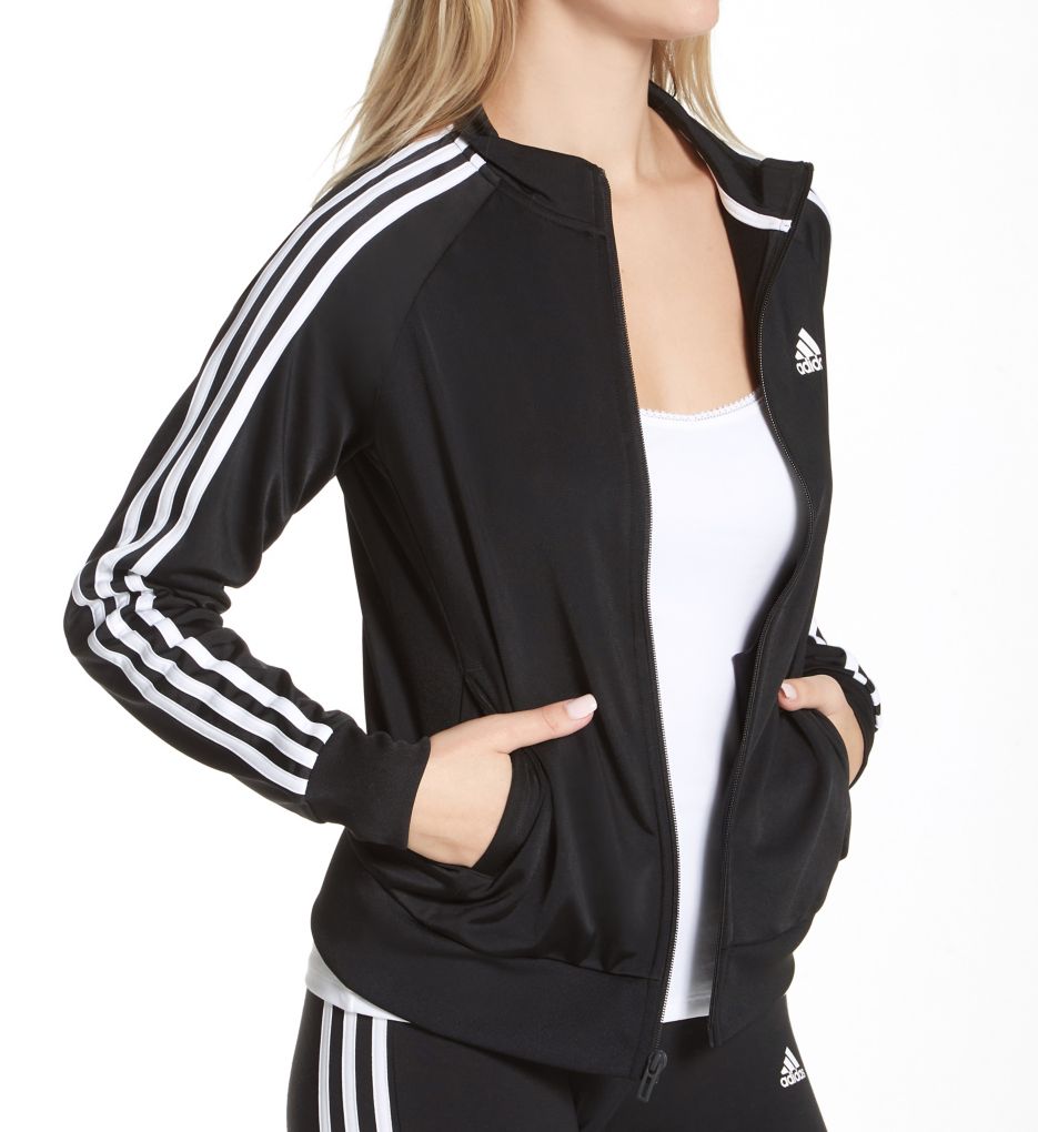 Igualmente caos barro Adidas 3 Stripes Warm Up Tricot Slim Fit Track Jacket H48443 - Adidas  Jackets & Outerwear