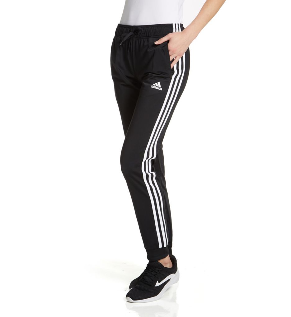3 Stripes Warm Up Tricot Slim Tapered Track Pants Black XL by Adidas