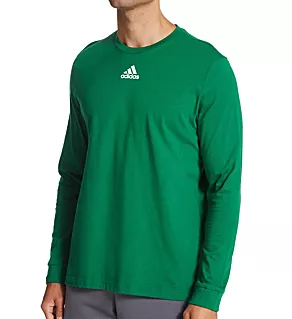 Amplifier 100% Cotton Regular Fit Long Sleeve Tee Kelly Green S