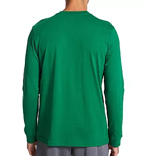 Amplifier 100% Cotton Regular Fit Long Sleeve Tee Kelly Green S