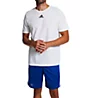 Adidas Amplifier 100% Cotton Regular Fit T-Shirt TNAVB M  - Image 6