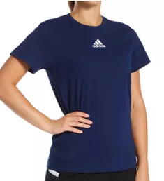 Fresh BOS Amplifier Cotton Short Sleeve Crew Tee Collegiate Navy XS