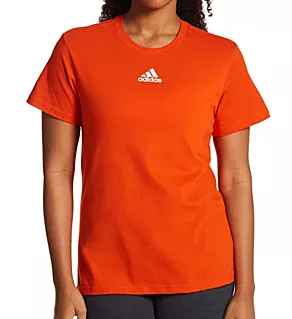 Fresh BOS Amplifier Cotton Short Sleeve Crew Tee Collegiate Orange M