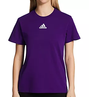 Fresh BOS Amplifier Cotton Short Sleeve Crew Tee Collegiate Purple XS