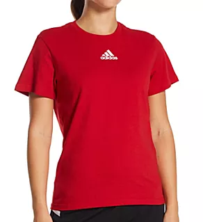 Fresh BOS Amplifier Cotton Short Sleeve Crew Tee Power Red M