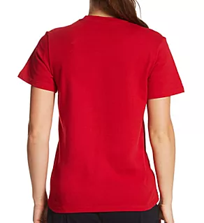 Fresh BOS Amplifier Cotton Short Sleeve Crew Tee Power Red M