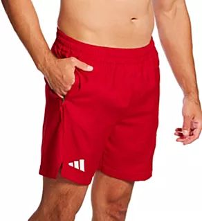 D4T Woven Athletic Short With Pockets Team Power Red S