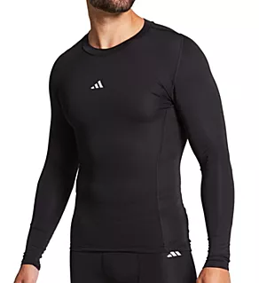 Long Sleeve Compression Performance Shirt Black L