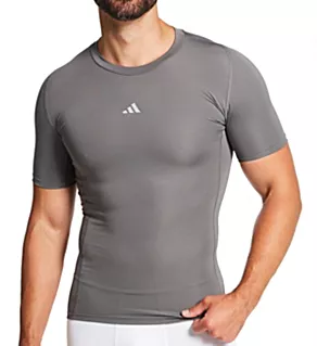 Short Sleeve Compression Performance T-Shirt Grey S