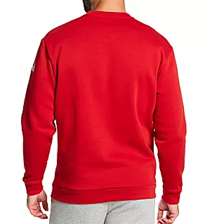 Cotton Blend Crew Neck Sweatshirt