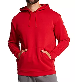 Cotton Blend Pullover Hoodie Team Power Red S