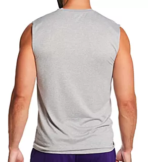 Sleeveless 100% POLY Performance T-Shirt Anthracite Melange S