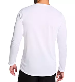 Pregame 100% POLY Long Sleeve T-Shirt White L