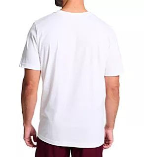 Fresh Short Sleeve 100% Cotton T-Shirt White XL