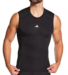 Sleeveless Compression Performance T-Shirt Black 3XL