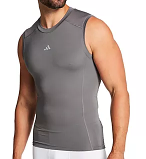 Sleeveless Compression Performance T-Shirt Grey S