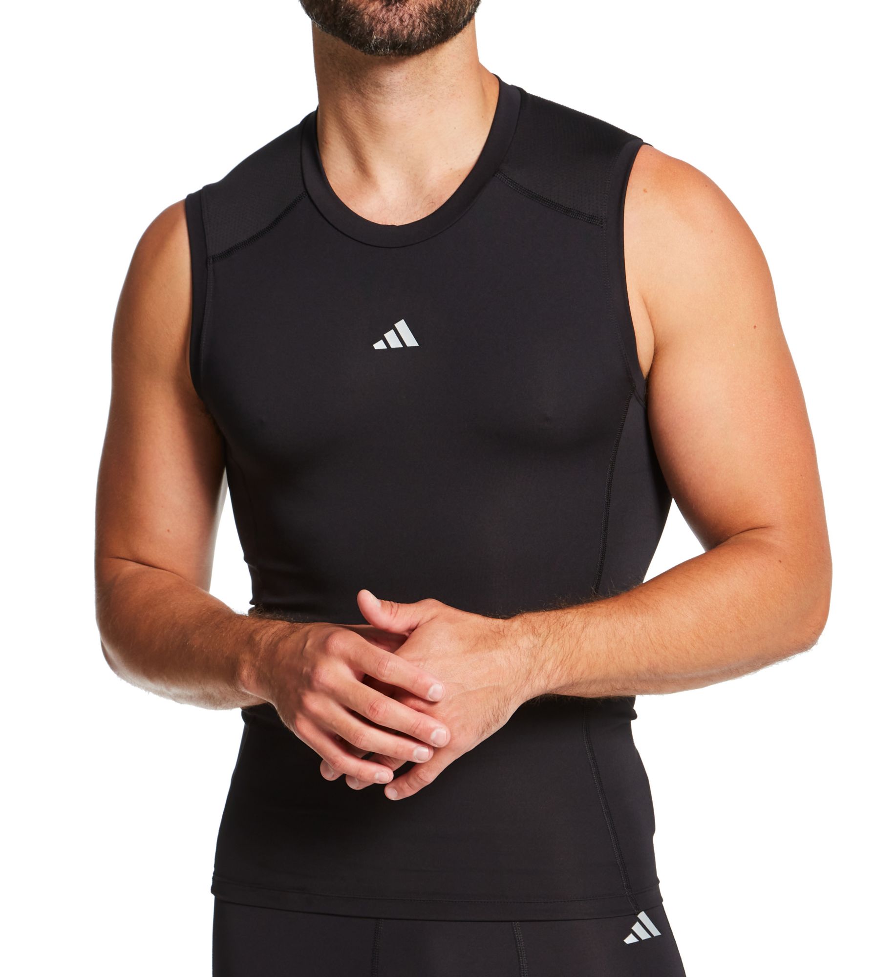 Adidas Sleeveless Compression Performance T-Shirt Black 5XL  - Image 1