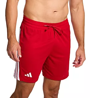 7 Inch 3 Stripe Short Team Power Red M