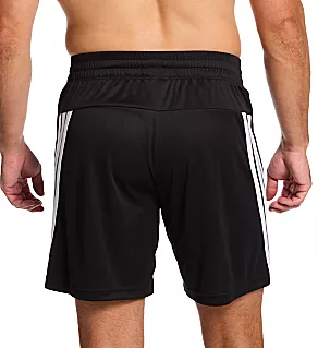 7 Inch 3 Stripe Short Black L