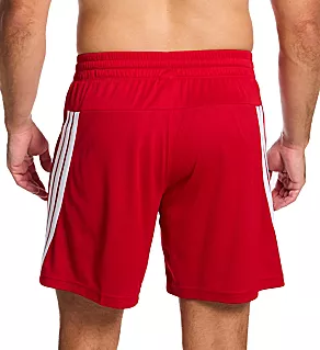 7 Inch 3 Stripe Short Team Power Red M