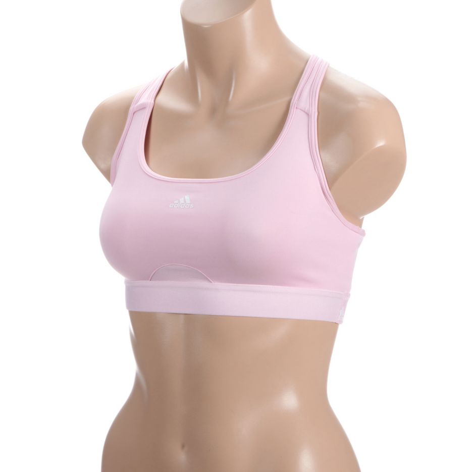 adidas, Intimates & Sleepwear, Adidas Sports Bra Medium Tech Fit Pink  Workout Gym Yoga Run Lift Support Stretch