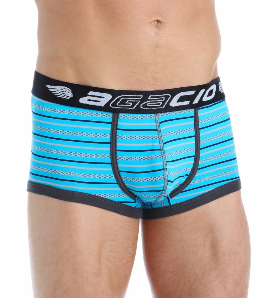 Striped Large Pouch Trunk-acs