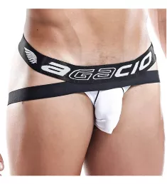 Two Strap Jockstrap WHT L