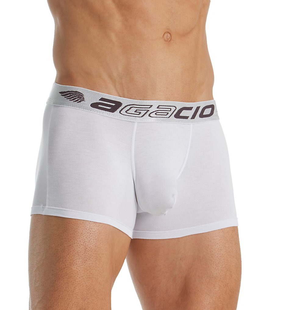 Agacio AGG014 Basic Large Pouch Short Boxer (White)