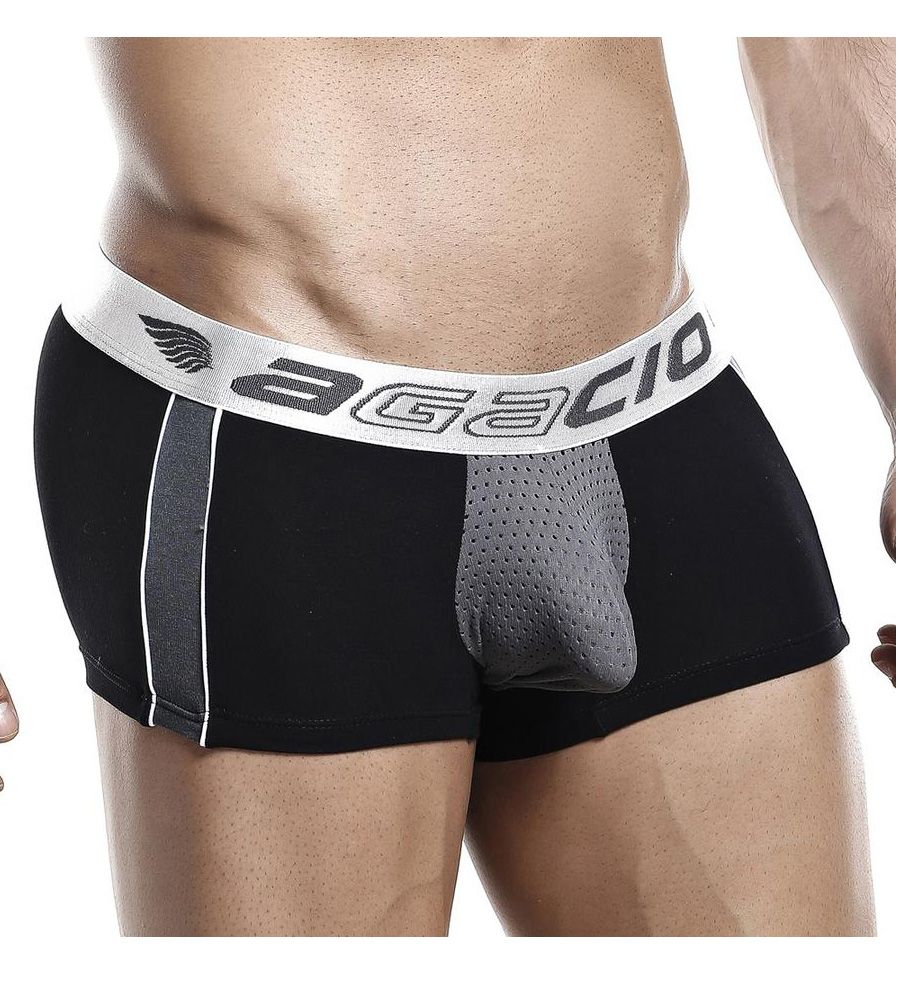 Two-Tone Perf Boxer Trunk-acs