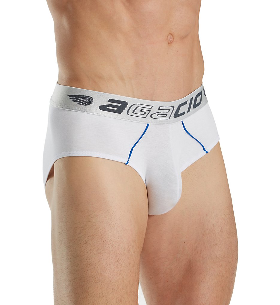 Agacio AGH008 Extraordinary Pouch Briefs (White)