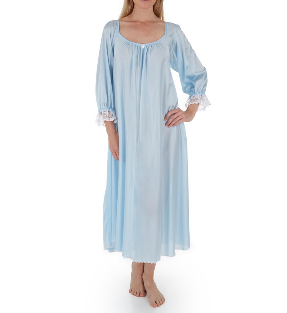 Long Sleeve Ankle Length Gown-acs