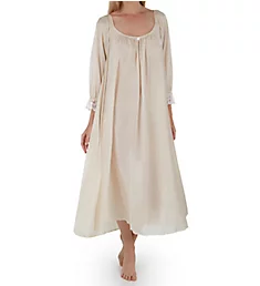 Long Sleeve Ankle Length Gown Champagne XS