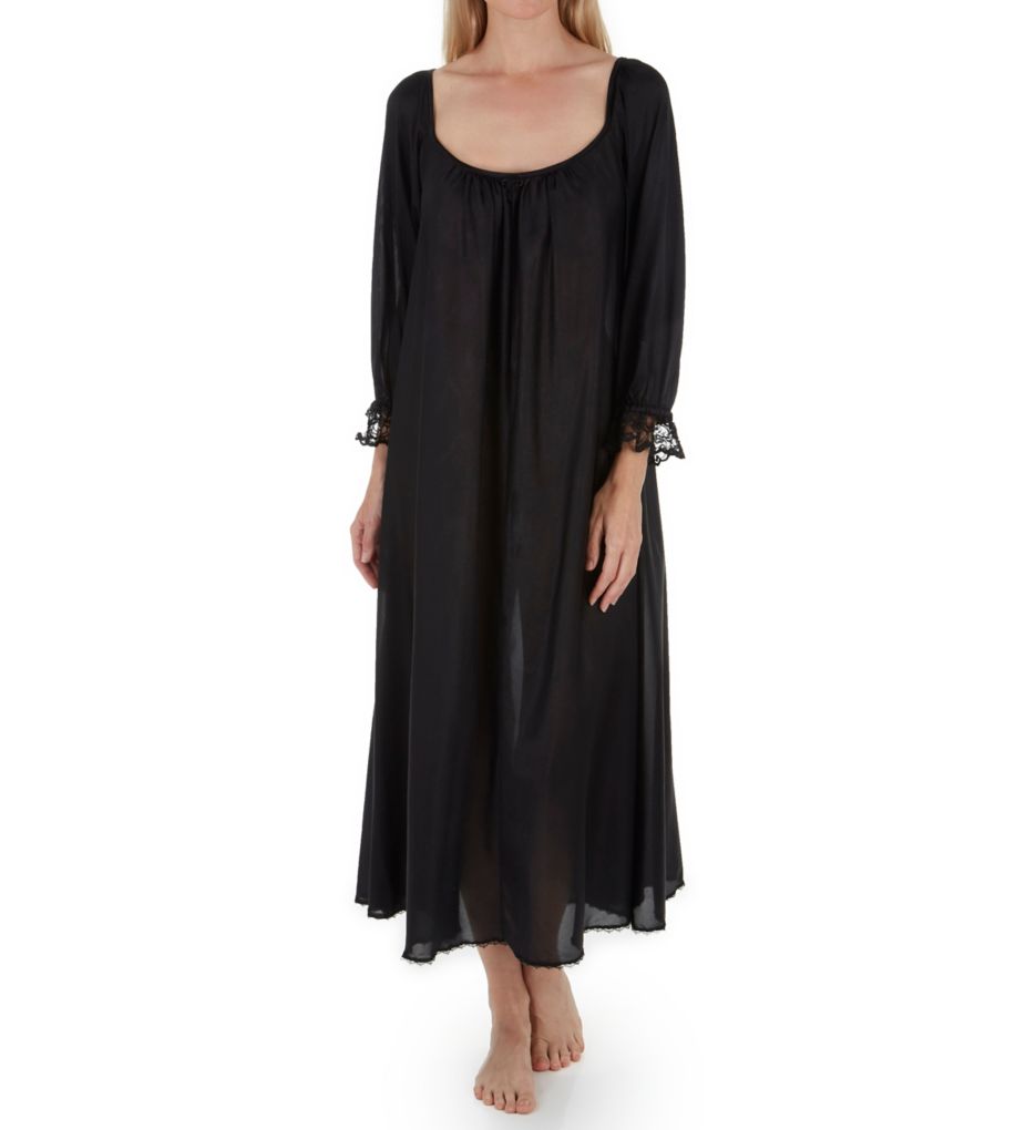 Long Sleeve Ankle Length Gown-fs